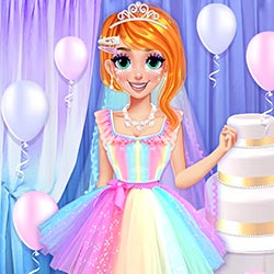 Blonde Princess Pastel Wedding Planner