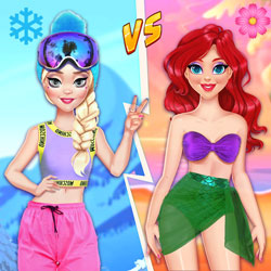 Summer vs Winter Princesses Battle<br />[2.5x]