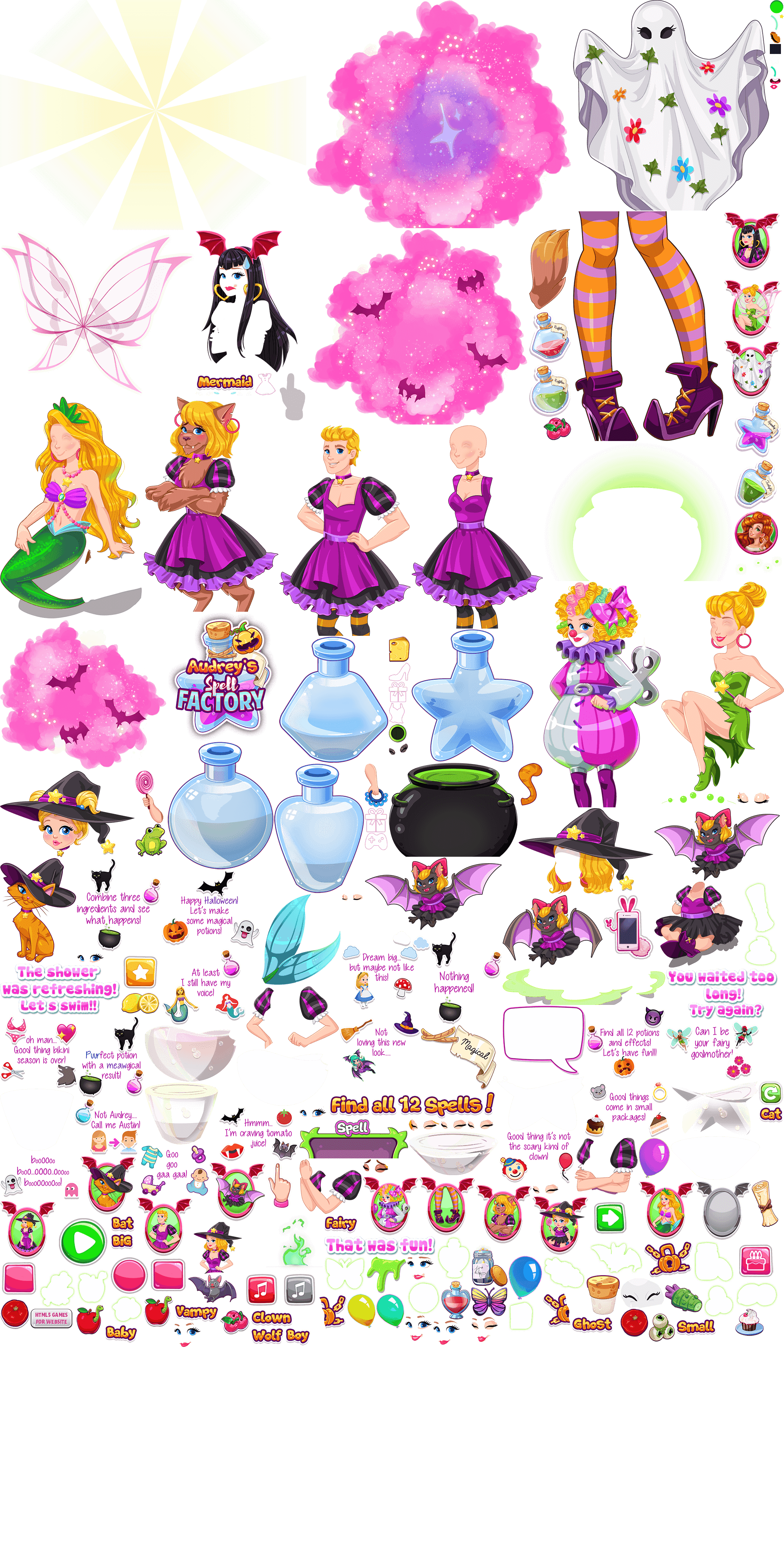 Fairy Talents html5 Dress up Game