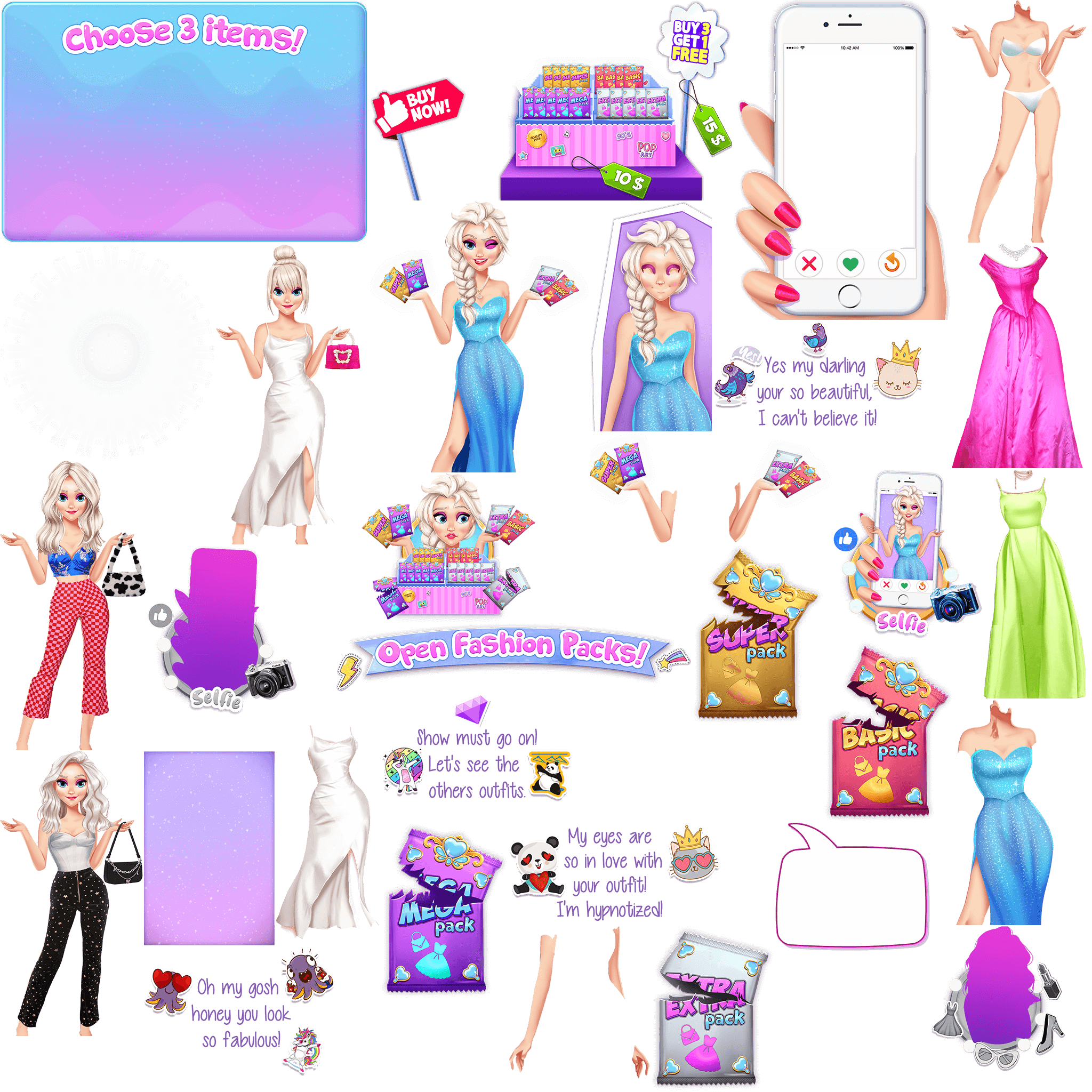 Играть в Fashion Packs Mania Surprise | Wowz.com