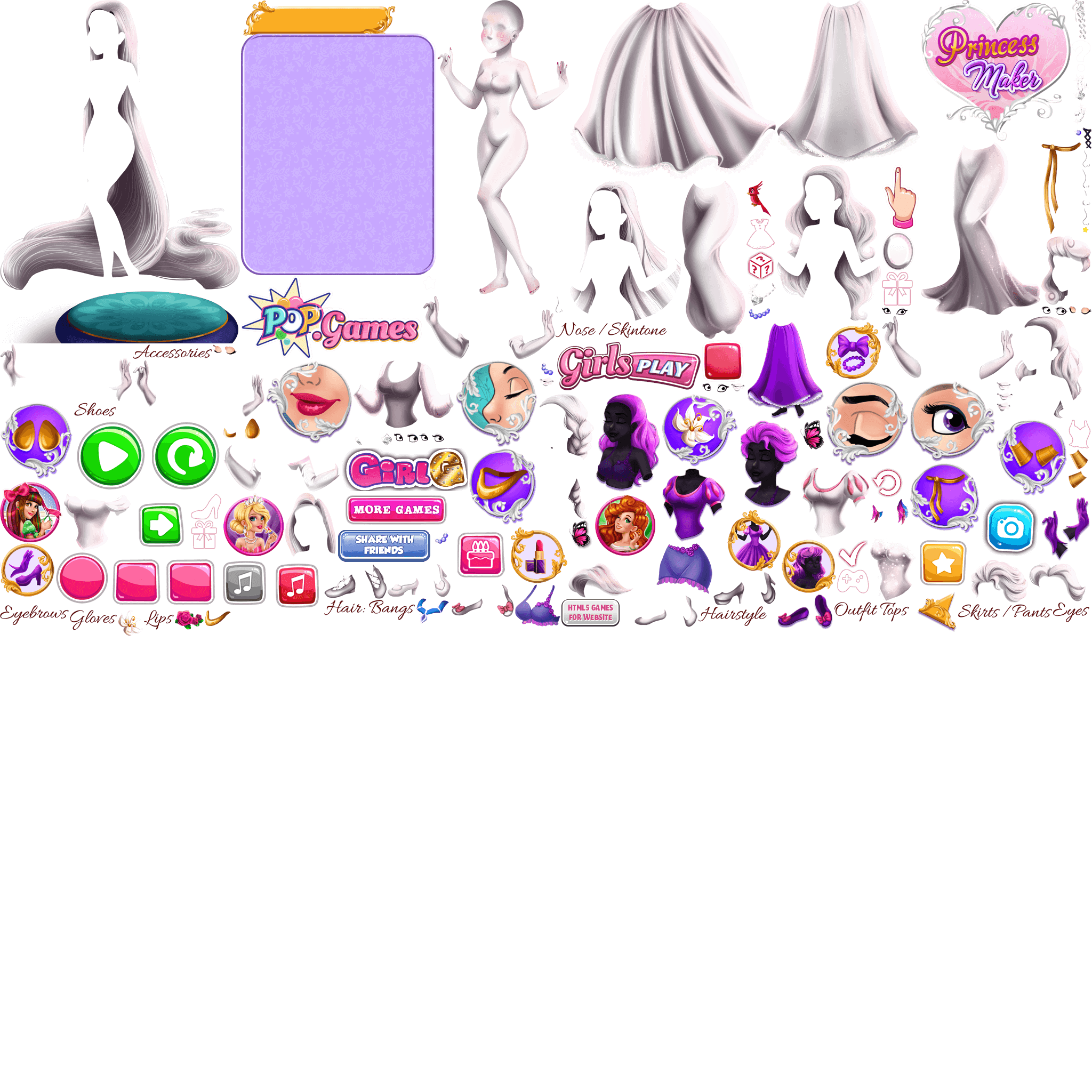 DISNEY PRINCESS MAKER jogo online no